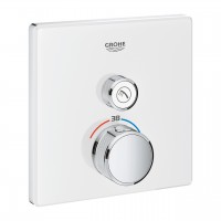 miscelatore termostatico Grohe Grohtherm SmartControl per doccia a 1 via, bianco cromo - 29153LS0
