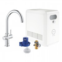 Grohe Blue Professional sistema per acqua filtrata, refrigerata e frizzante, bocca C, cromato - 31323002