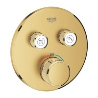miscelatore termostatico Grohe Grohtherm SmartControl per 2 utenze, finitura oro spazzolato - 29119GN0