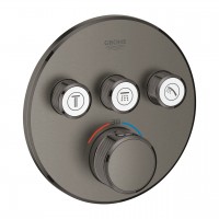 miscelatore termostatico Grohe Grohtherm SmartControl per doccia a 3 vie, grafite spazzolato - 29121AL0