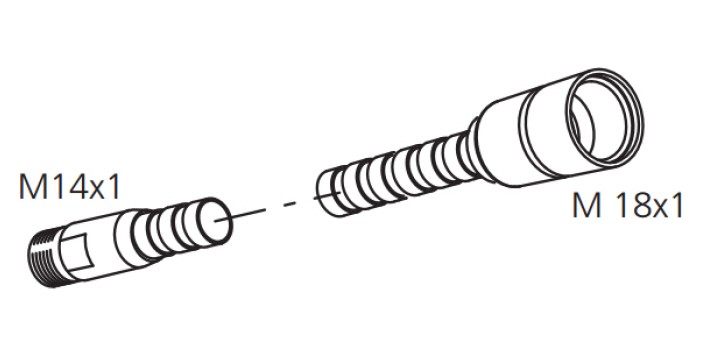 tubo flessibile per miscelatore cucina KWC - Z.502.659