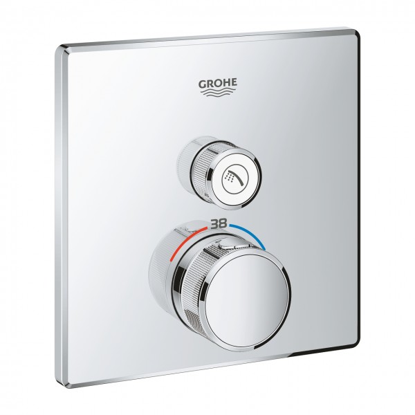 miscelatore termostatico Grohe Grohtherm SmartControl per doccia a 1 via, finitura cromo - 29123000