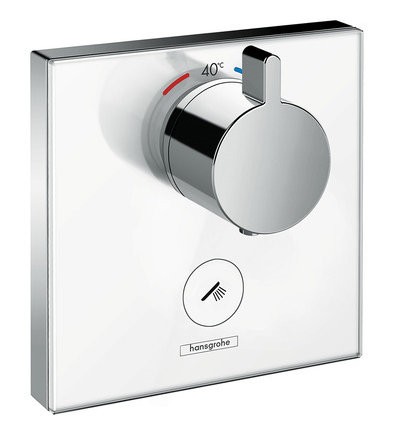 miscelatore termostatico Hansgrohe ShowerSelect glass Highflow per 1 utenza - 15735400