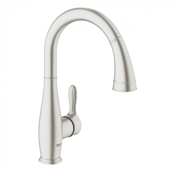 Grohe 30215DC1 miscelatore cucina Parkfiled estraibile supersteel opaco